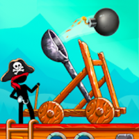 The Catapult Clash with Pirates apk mod