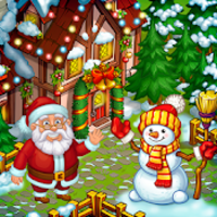 Farm Snow Happy Christmas Story With Toys & Santa apk mod